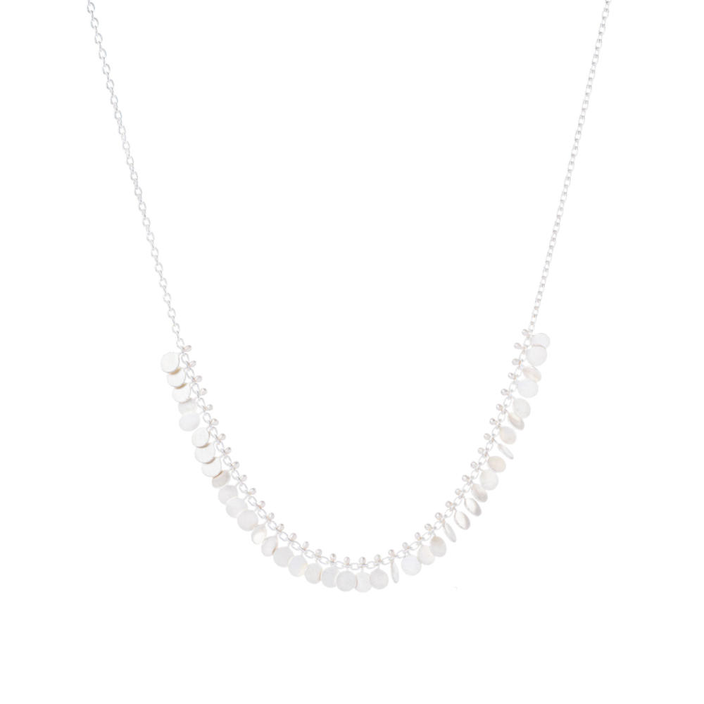 Sia Taylor DN2 S Tiny Silver Dots Arc Necklace 1