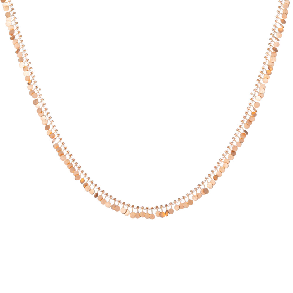 Sia Taylor DN300 R Full Yellow Gold Dot Necklace WB