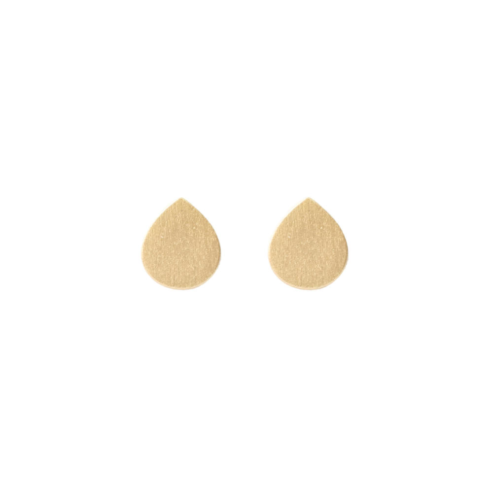 Sia Taylor FE15 Y Yellow Golden Plume Stud Earrings WB2