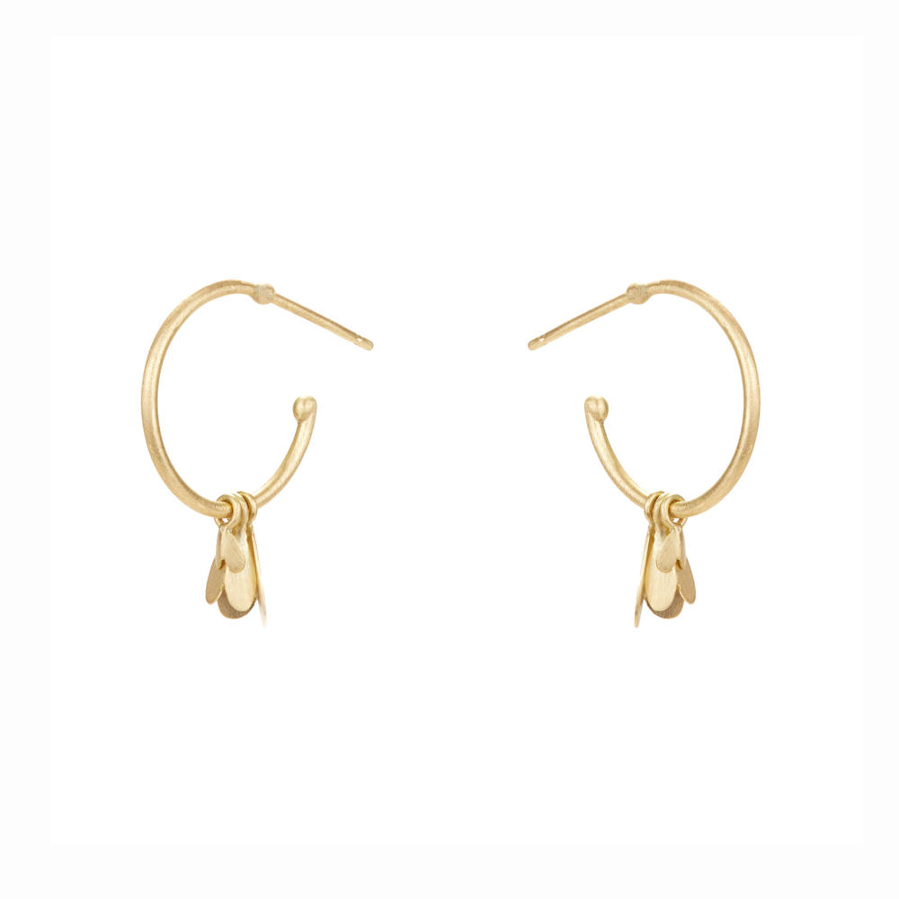 Sia Taylor ME18 Y Yellow Gold Earrings 1
