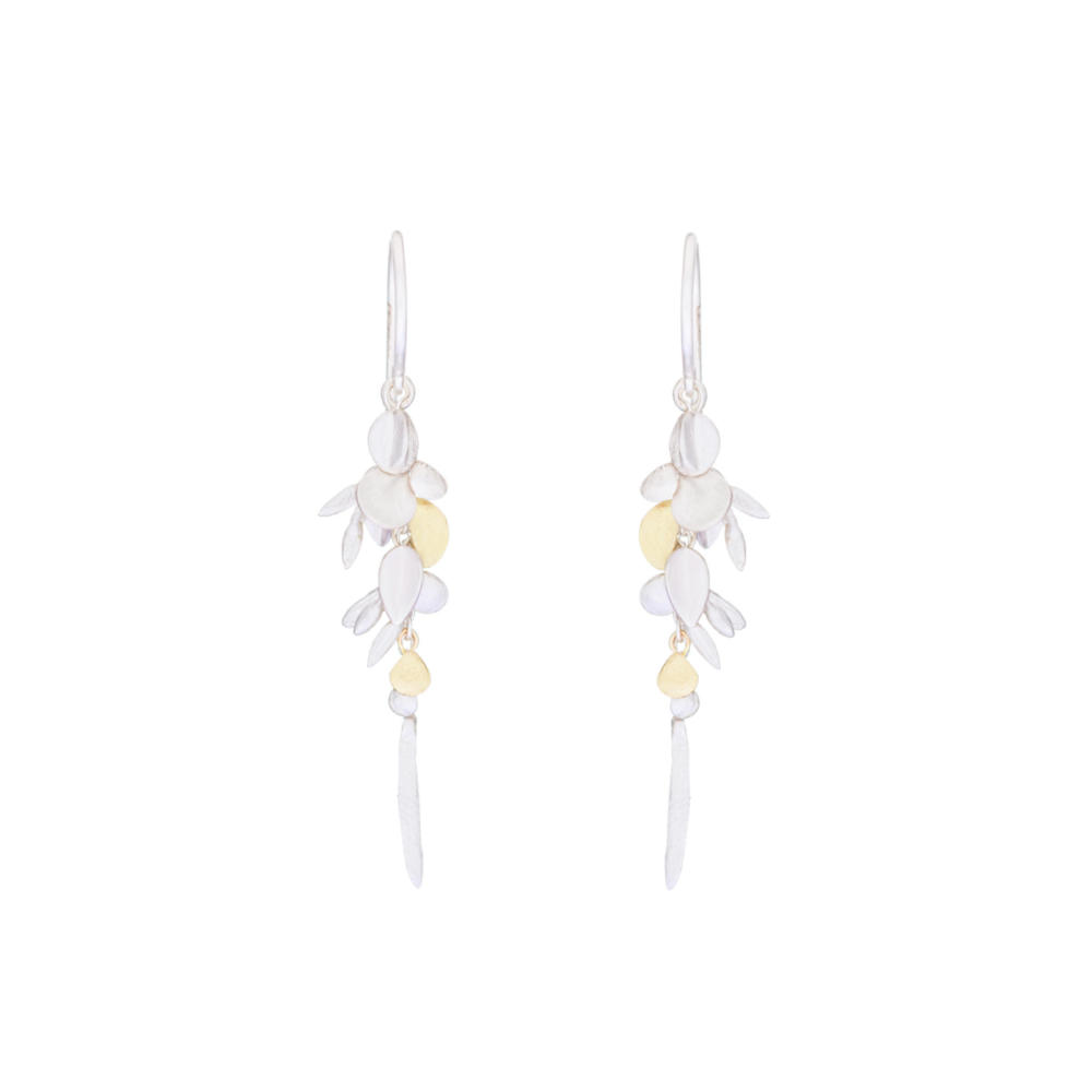 Sia Taylor ME3 SG Silver Short Meadow Earring 1
