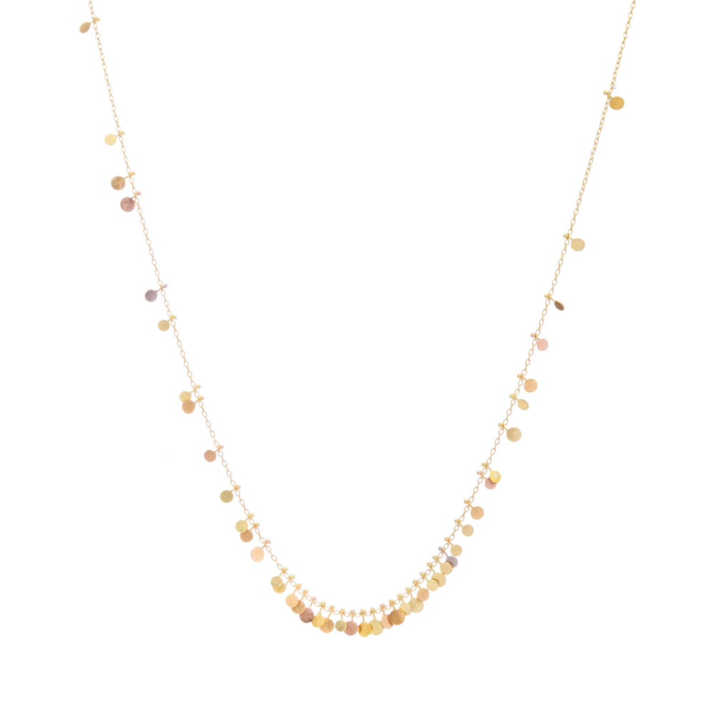 Sia Taylor DN362 RAIN Rainbow Tiny Dots Cluster Necklace WB