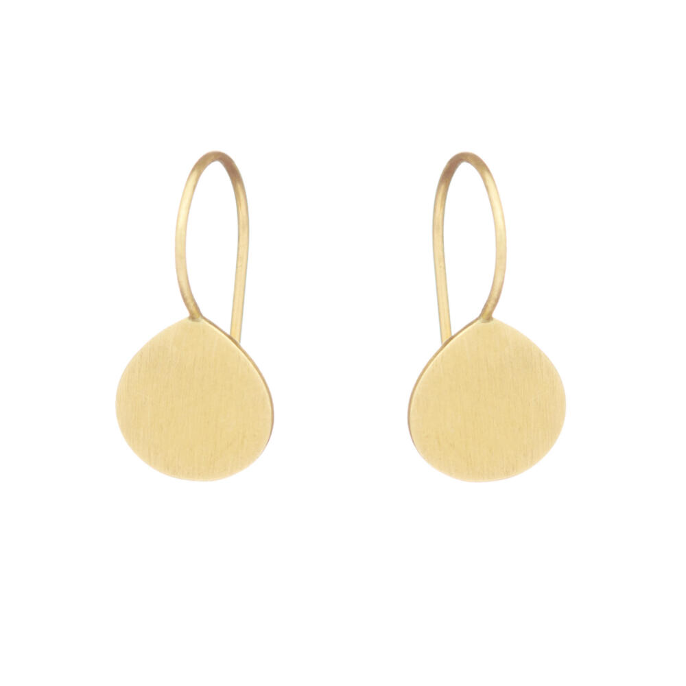 Sia Taylor FE14 Y Yellow Golden Plume Drop Earrings WB