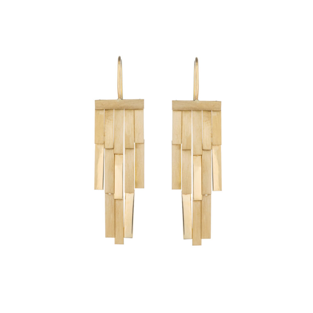 Sia Taylor KE2 Y Yellow Gold Rainfall Earring WB
