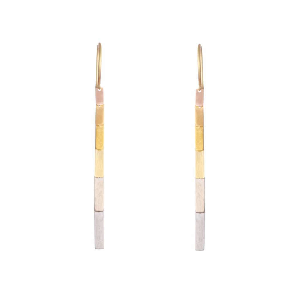 Sia Taylor KE34 RAIN Rainbow Gold Sunset Earring WB