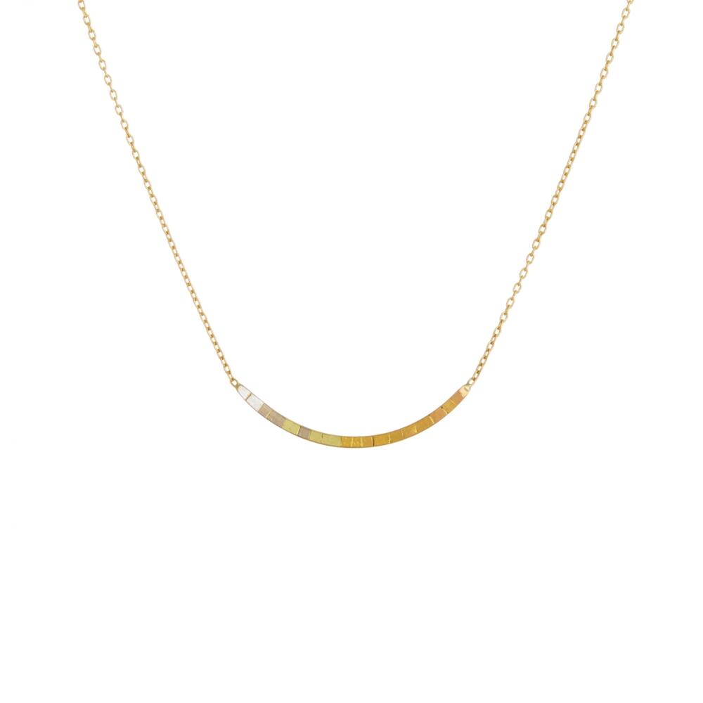 Sia Taylor KN19 RAIN Rainbow Gold Arc Pendant WB