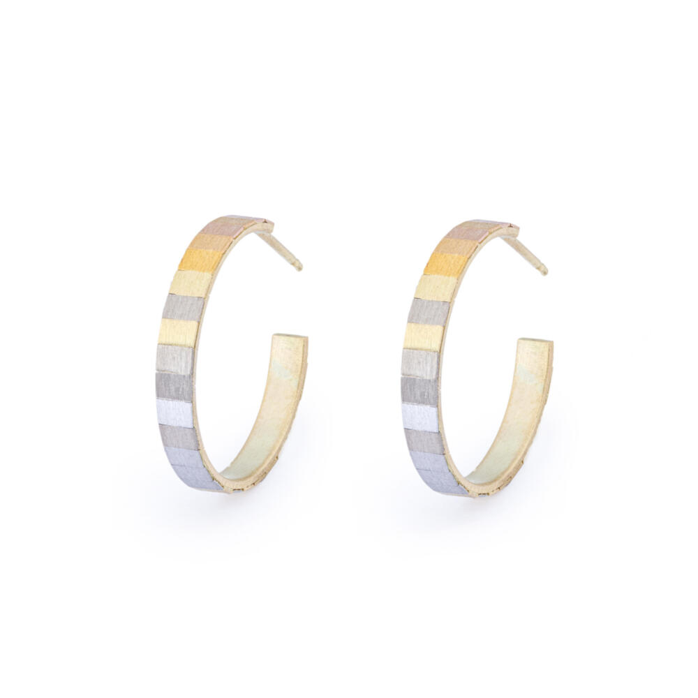 Sia Taylor RE7 RAIN Rainbow Gold Earrings 1