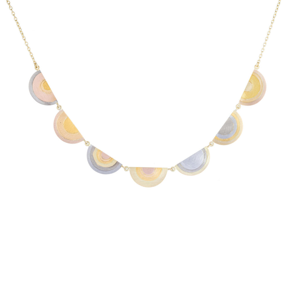 Sia Taylor RN6 RAIN Rainbow Gold Necklace 1