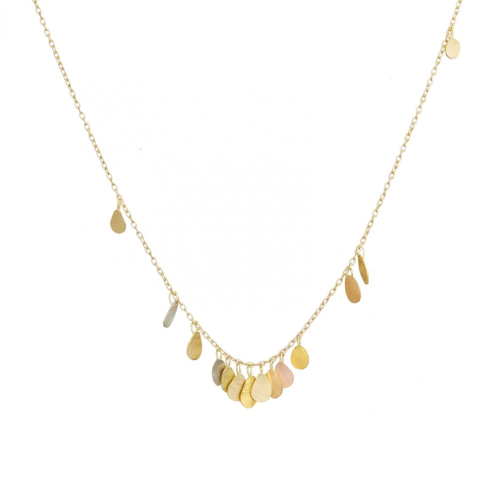 Sia Taylor TN2 YMIX Tiny Raindrop Gold Necklace WB
