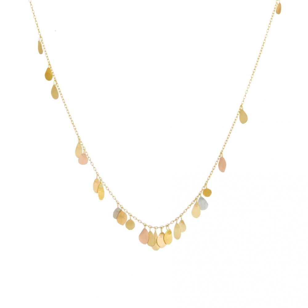 Sia Taylor TN5 YMIX Raindrop Gold Necklace WB