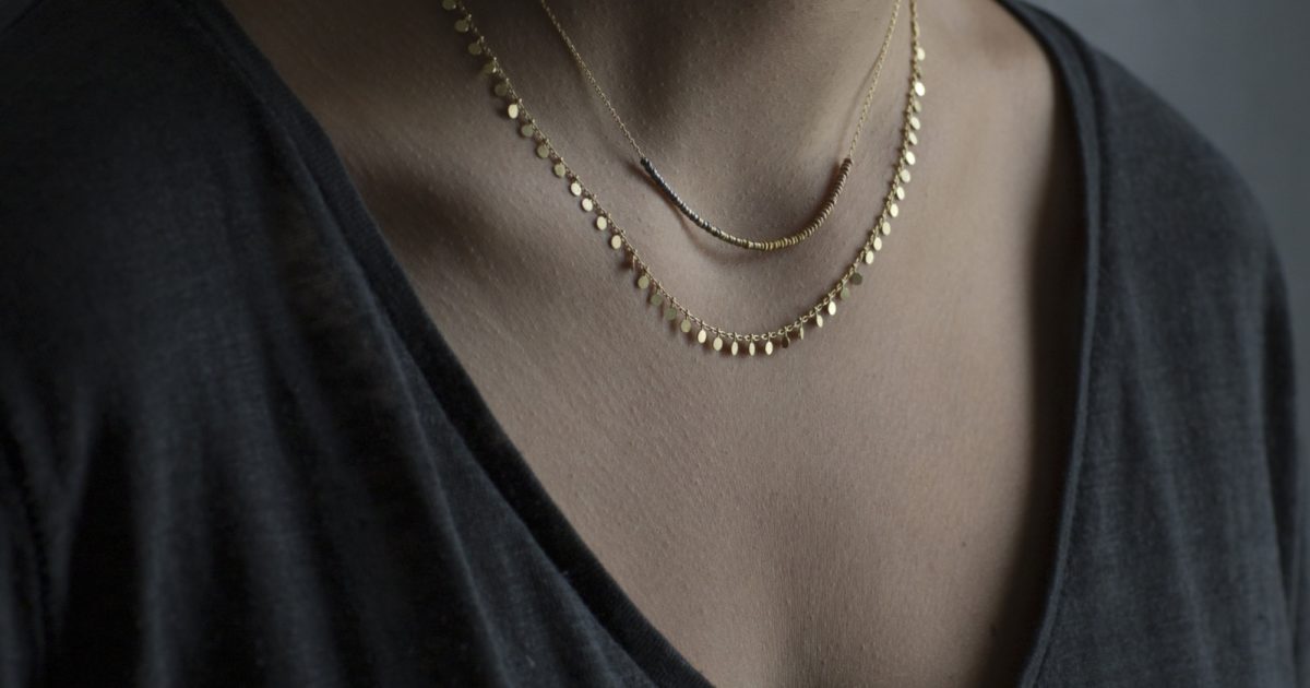 Evenly Dotted Necklace • Sia Taylor Jewellery