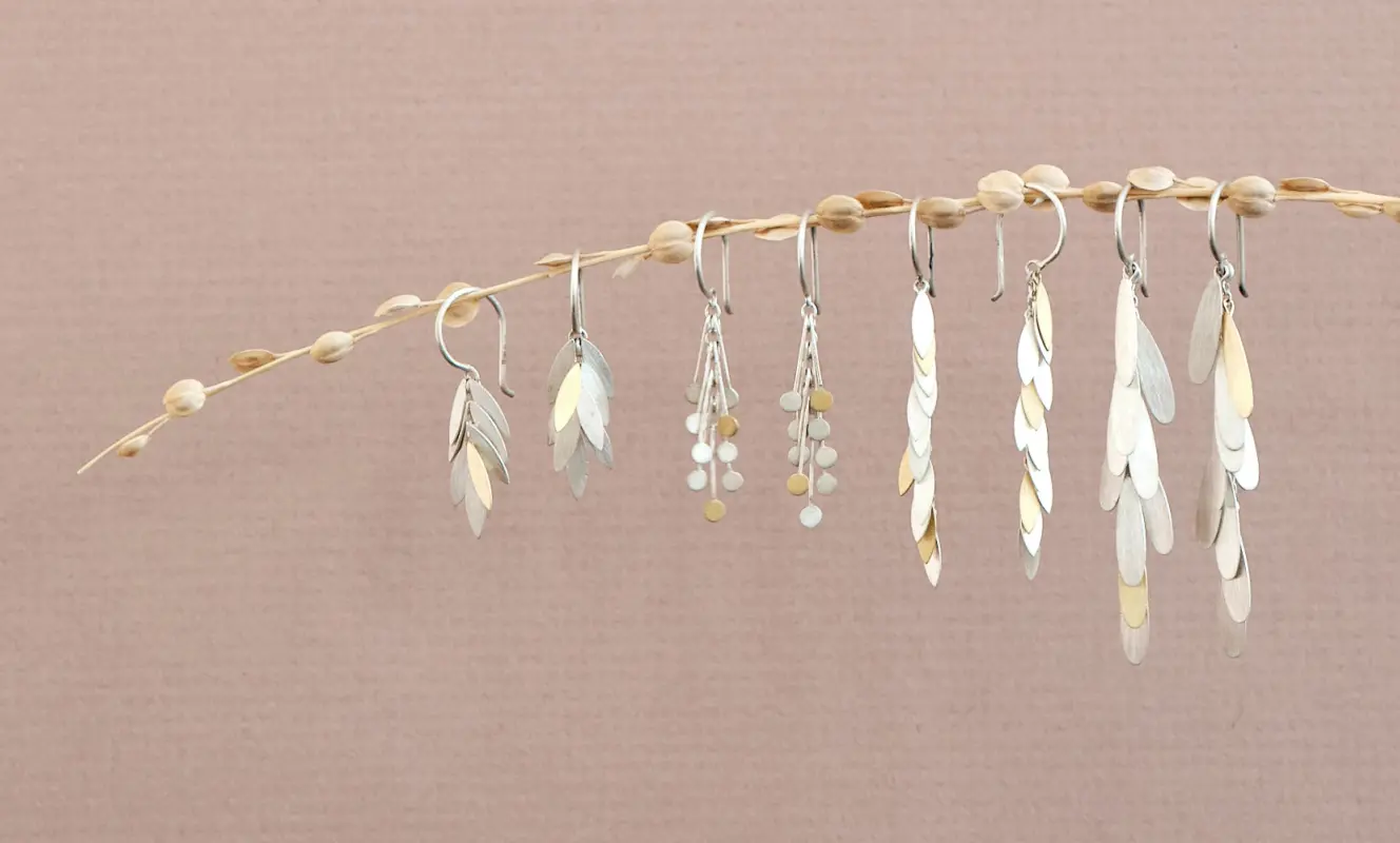 Silver Earrings Landscape Sia 49