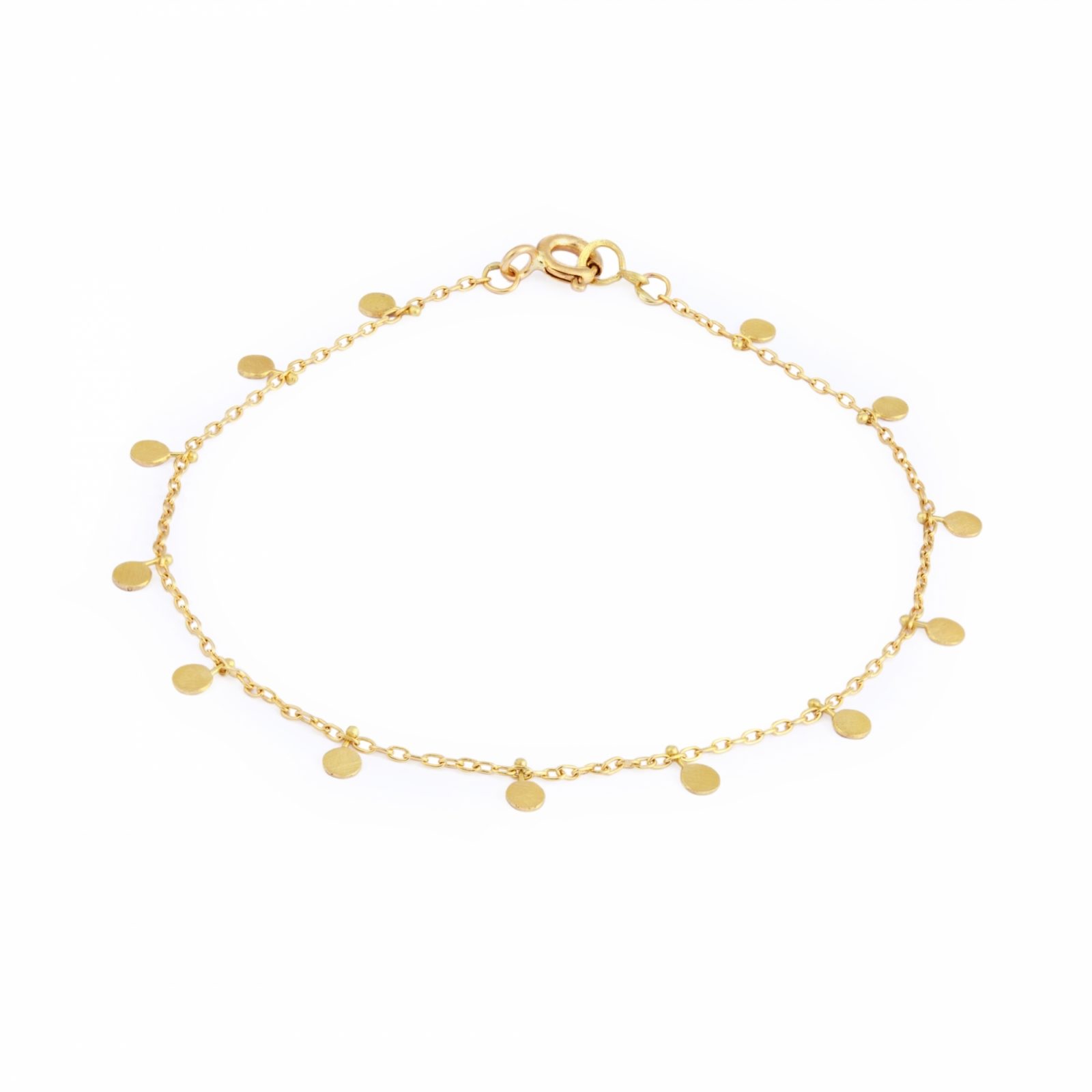 Sia Taylor DB1 Y Yellow Gold Even Dot Bracelet WB
