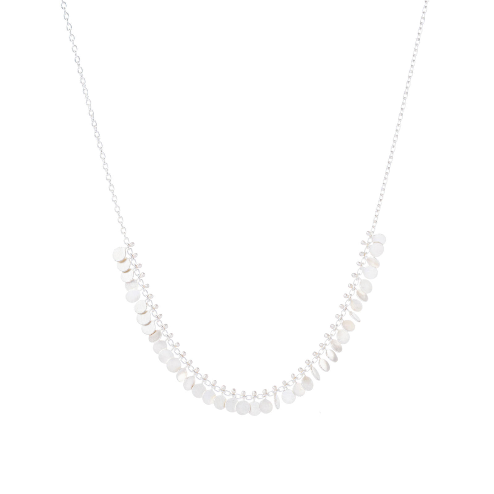 Sia Taylor DN2 S Tiny Silver Dots Arc Necklace 1