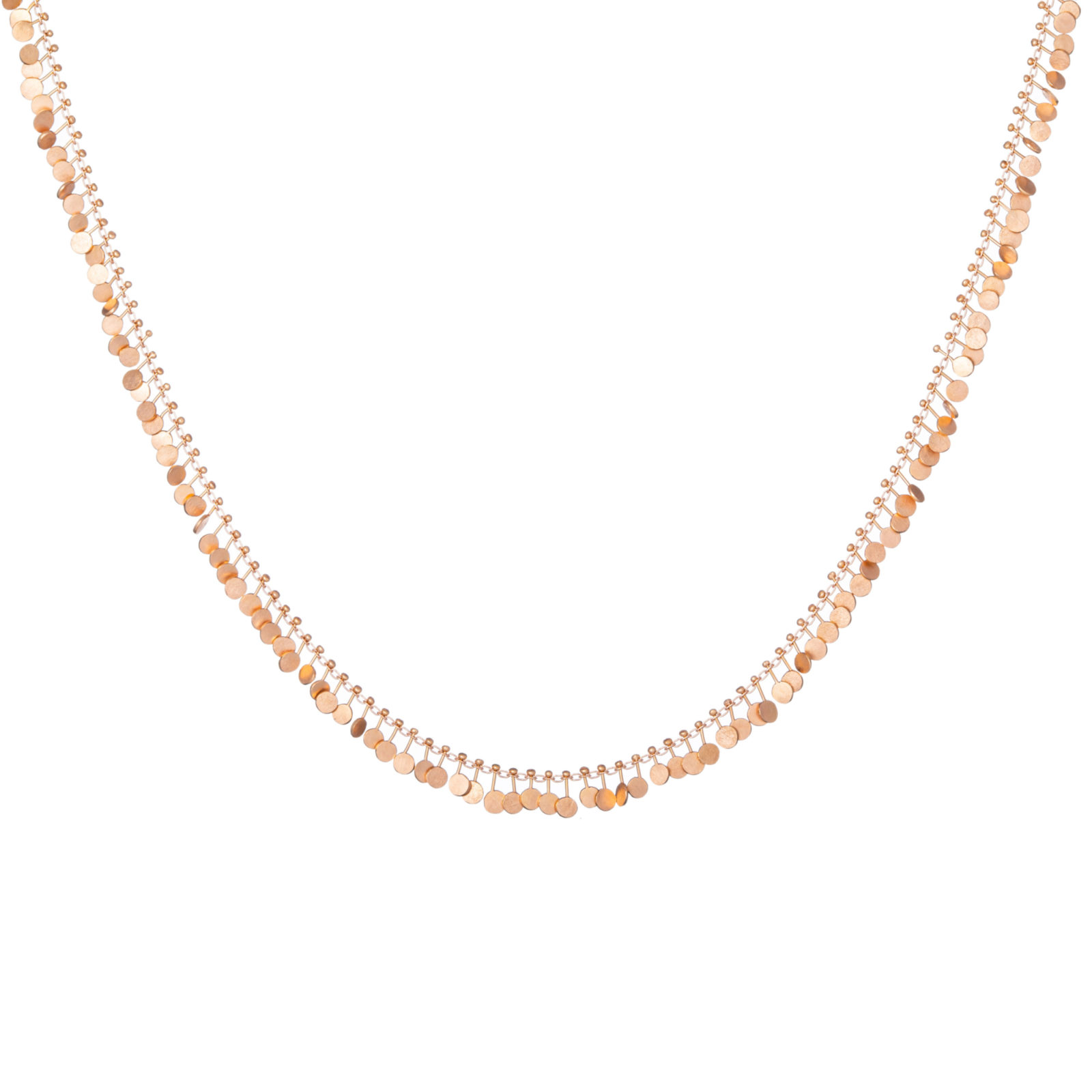 Sia Taylor DN300 R Full Yellow Gold Dot Necklace WB