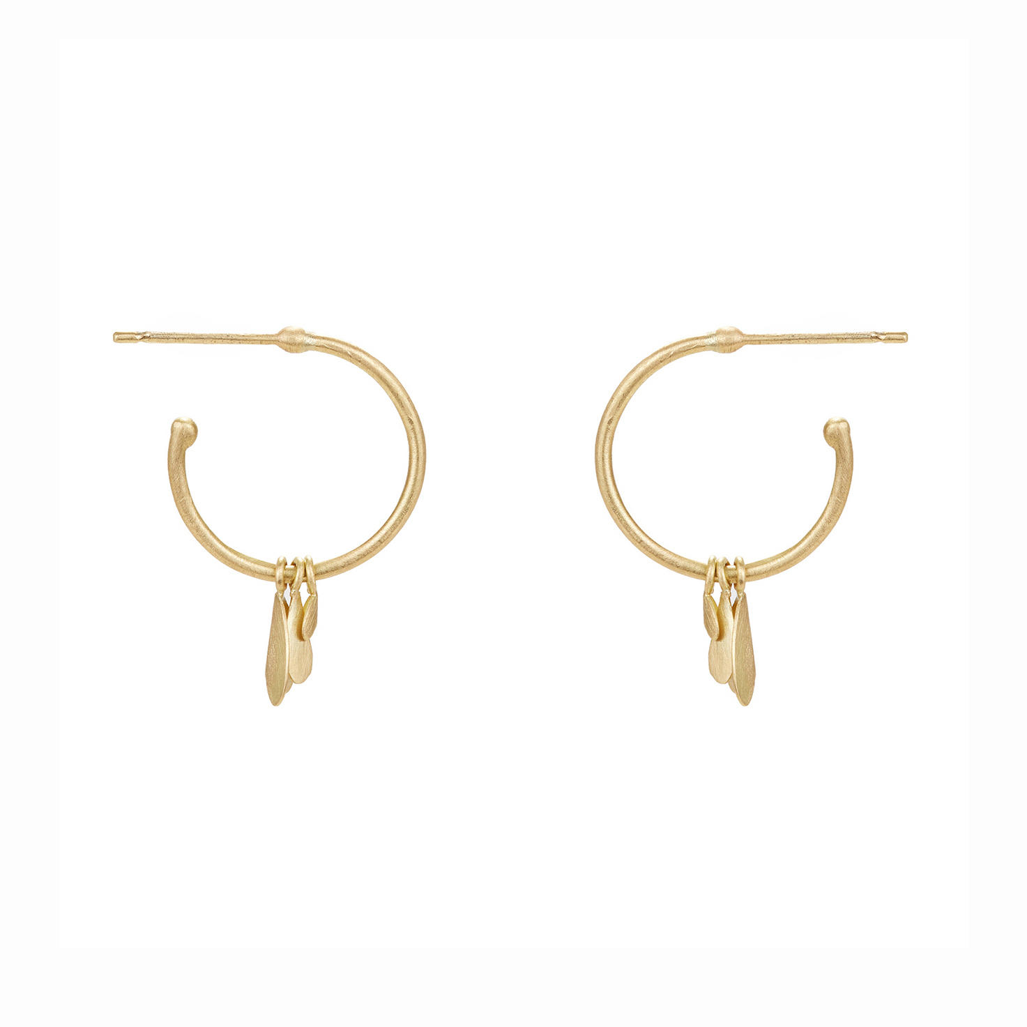 Sia Taylor ME18 Y Yellow Gold Earrings 2