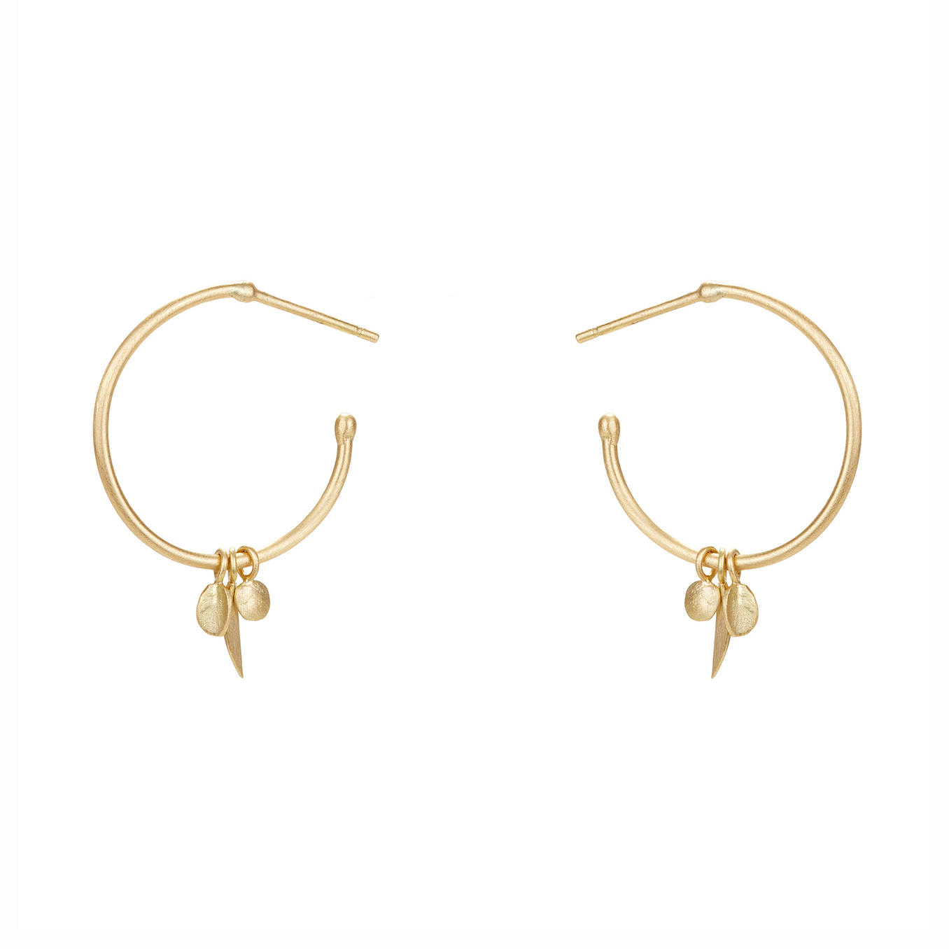 Sia Taylor ME19 Y Yellow Gold Earrings 1