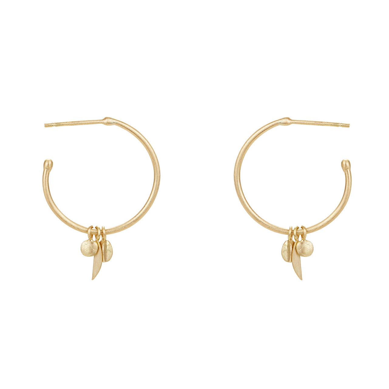 Sia Taylor ME19 Y Yellow Gold Earrings 2