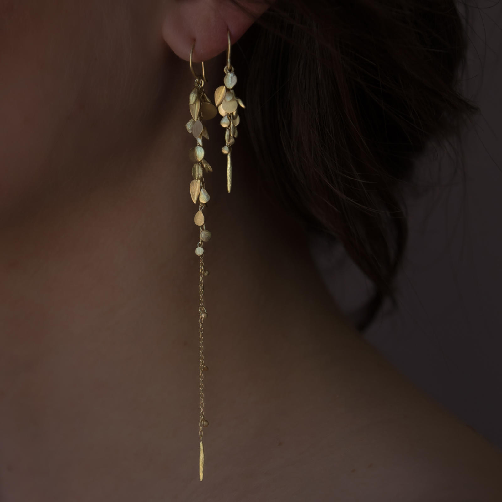 Sia Taylor ME3 Y Yellow Gold Earrings 4