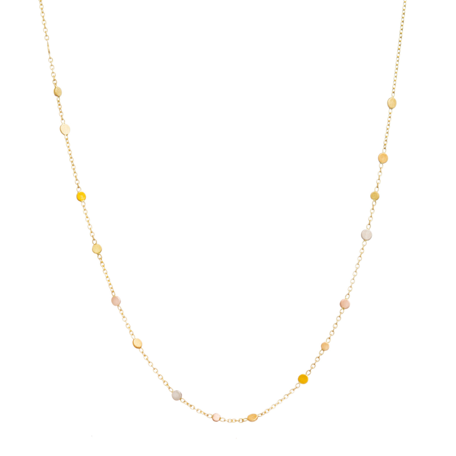 Sia Taylor SN6 RAIN Rainbow Gold Scattered Dust Necklace WB