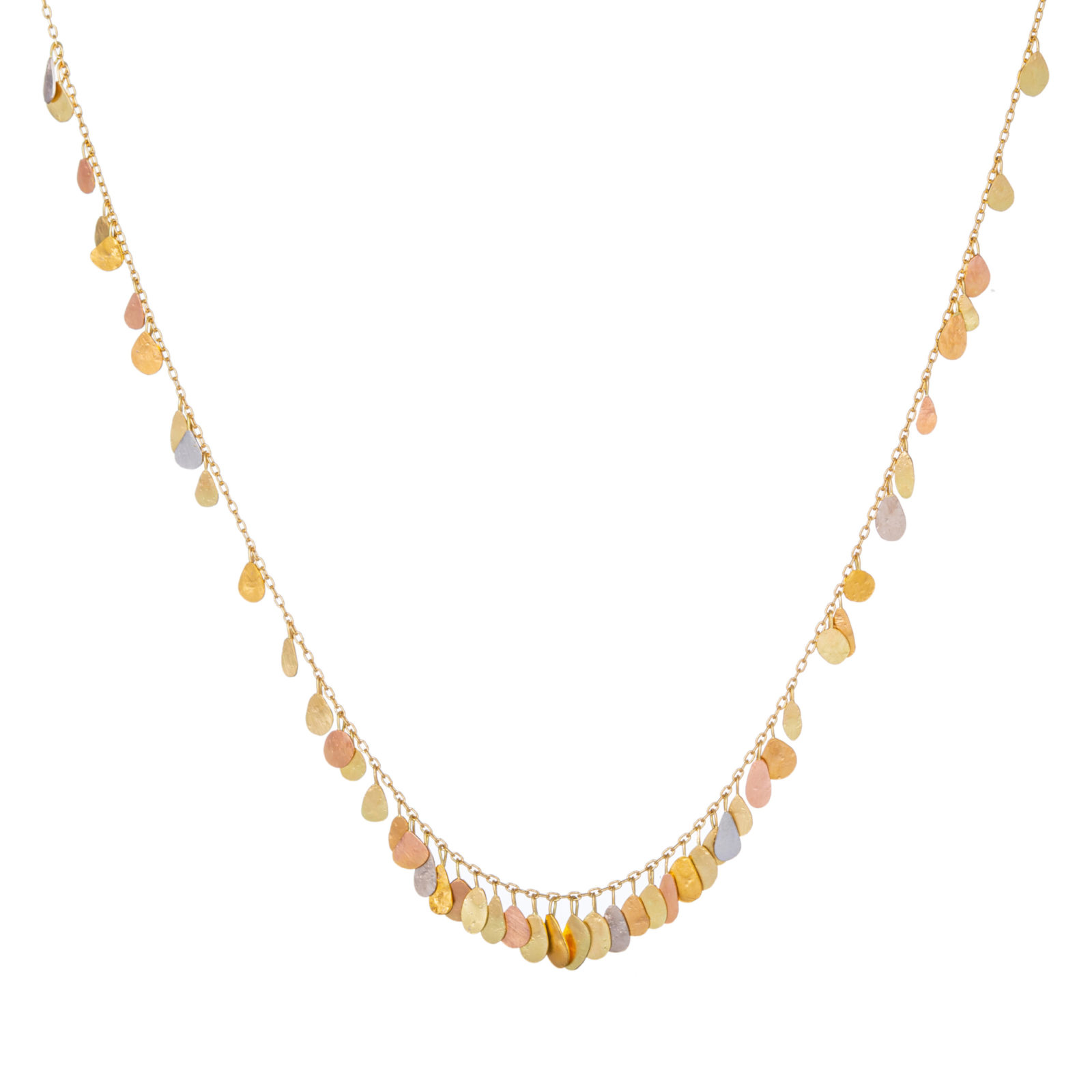 Sia Taylor TN1 YMIX Raindrop Gold Necklace WB