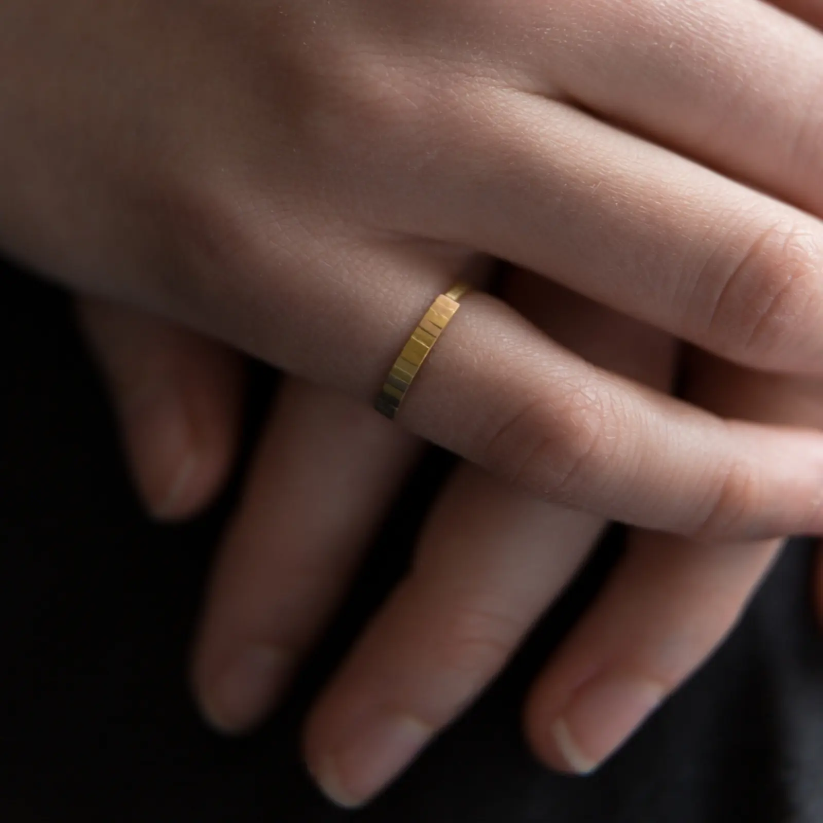 Sia Taylor KR14 RAIN Rainbow Gold Arc Ring M