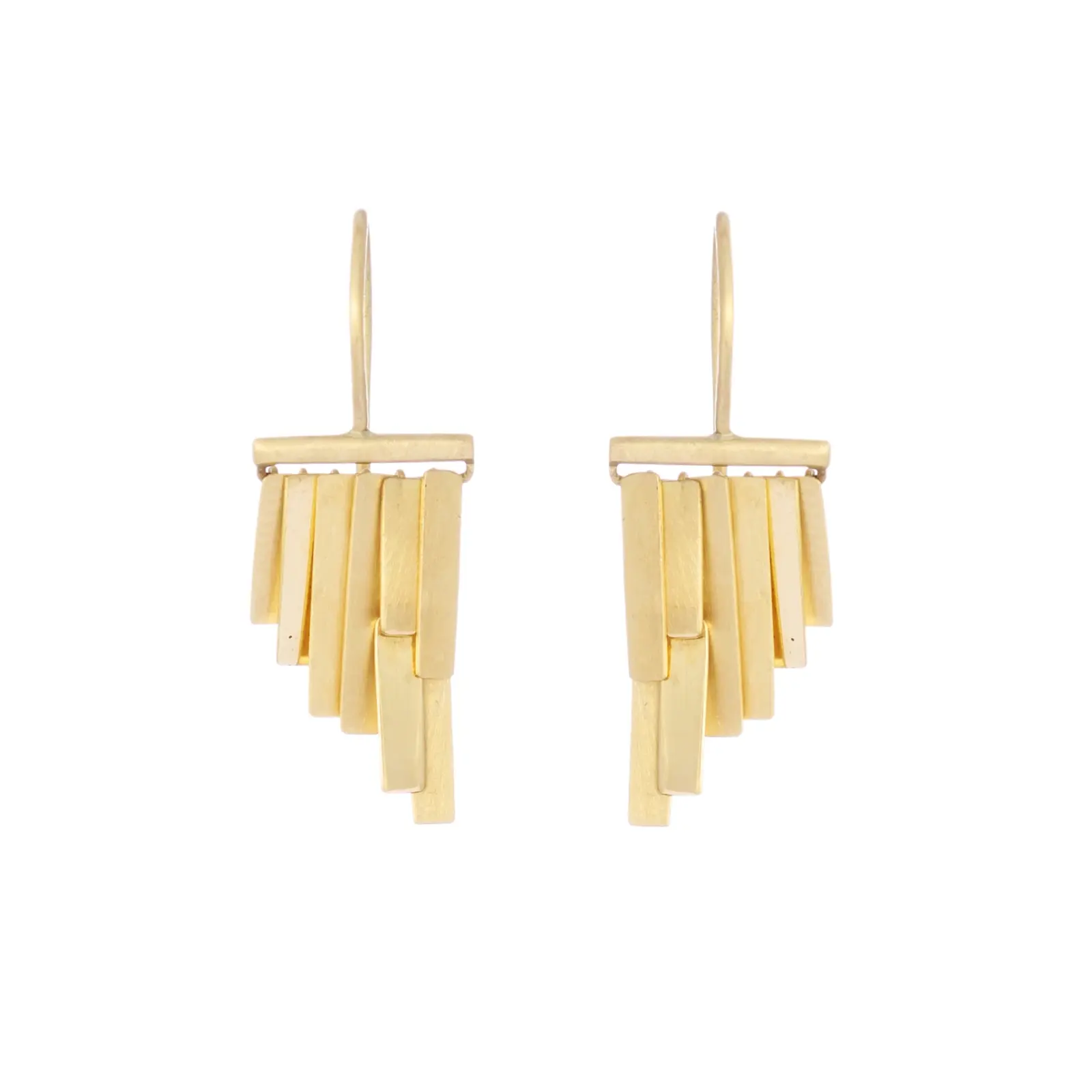 Sia Taylor KE33 Y Yellow Gold Tiny Rainfall Earrings W