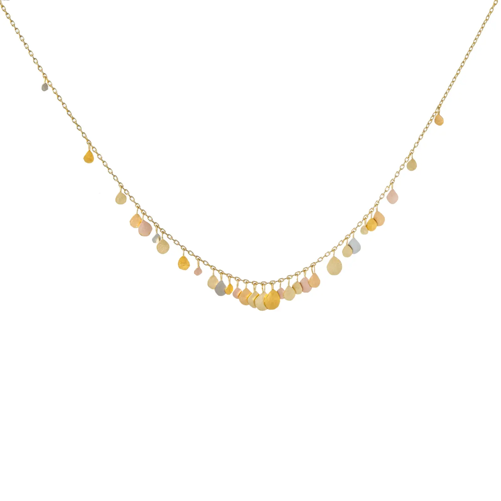 Sia Taylor FN9 RAIN Rainbow Gold Necklace WB
