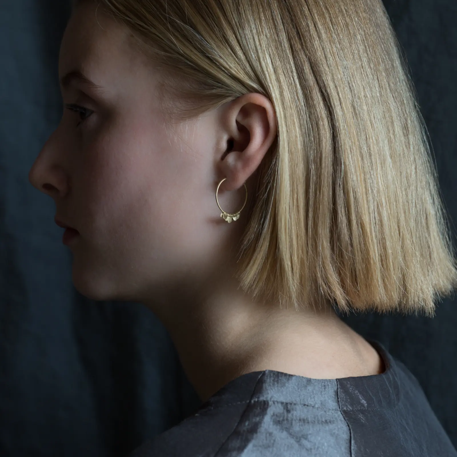 Sia Taylor FE9 Y Yellow Gold Earrings M