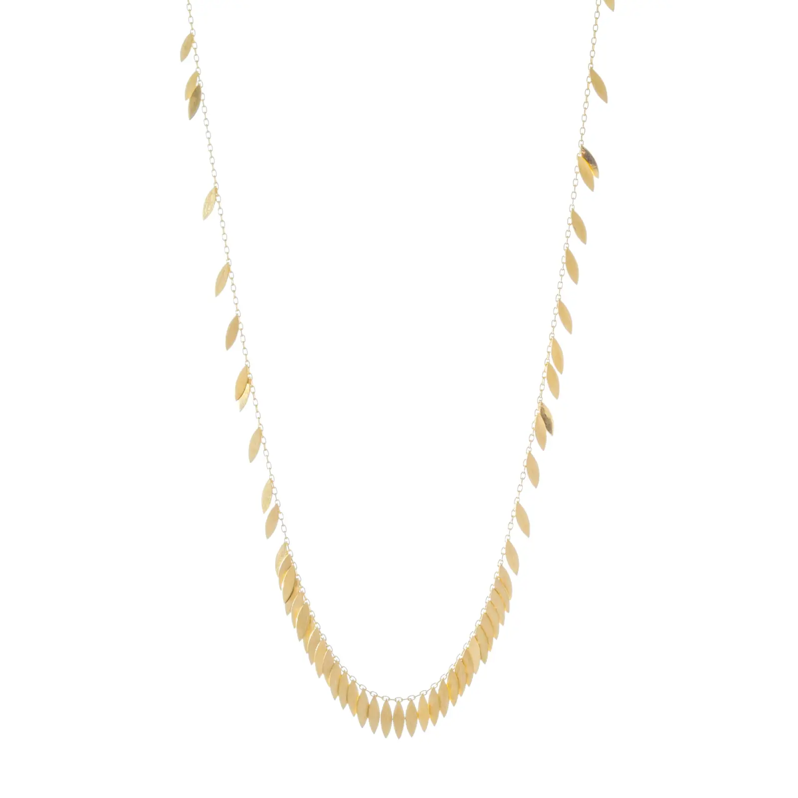 Sia Taylor KLN1 Y Yellow Falling Leaf Necklace WB2