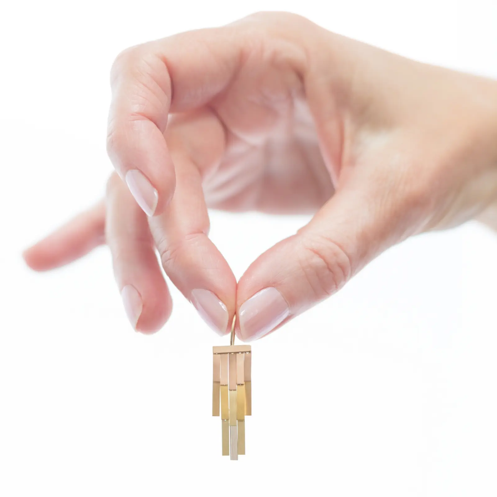 Sia Taylor KE2 RAIN Rainbow Golds Rainfall Earring M2