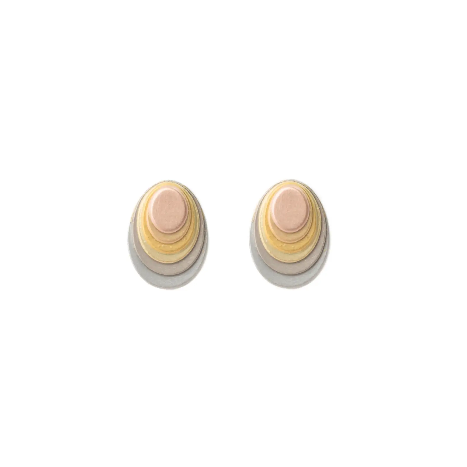 Sia Taylor FE18 RAIN Rainbw Gold Tiny Plume Stud WB