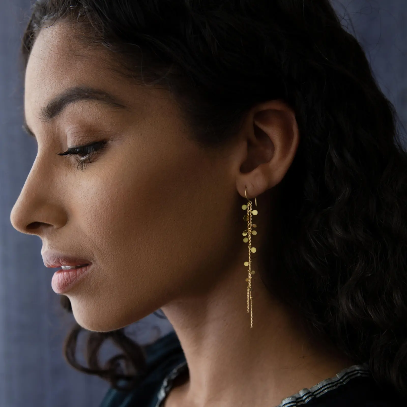 Sia Taylor DE358 Y Random Dot Earrings M