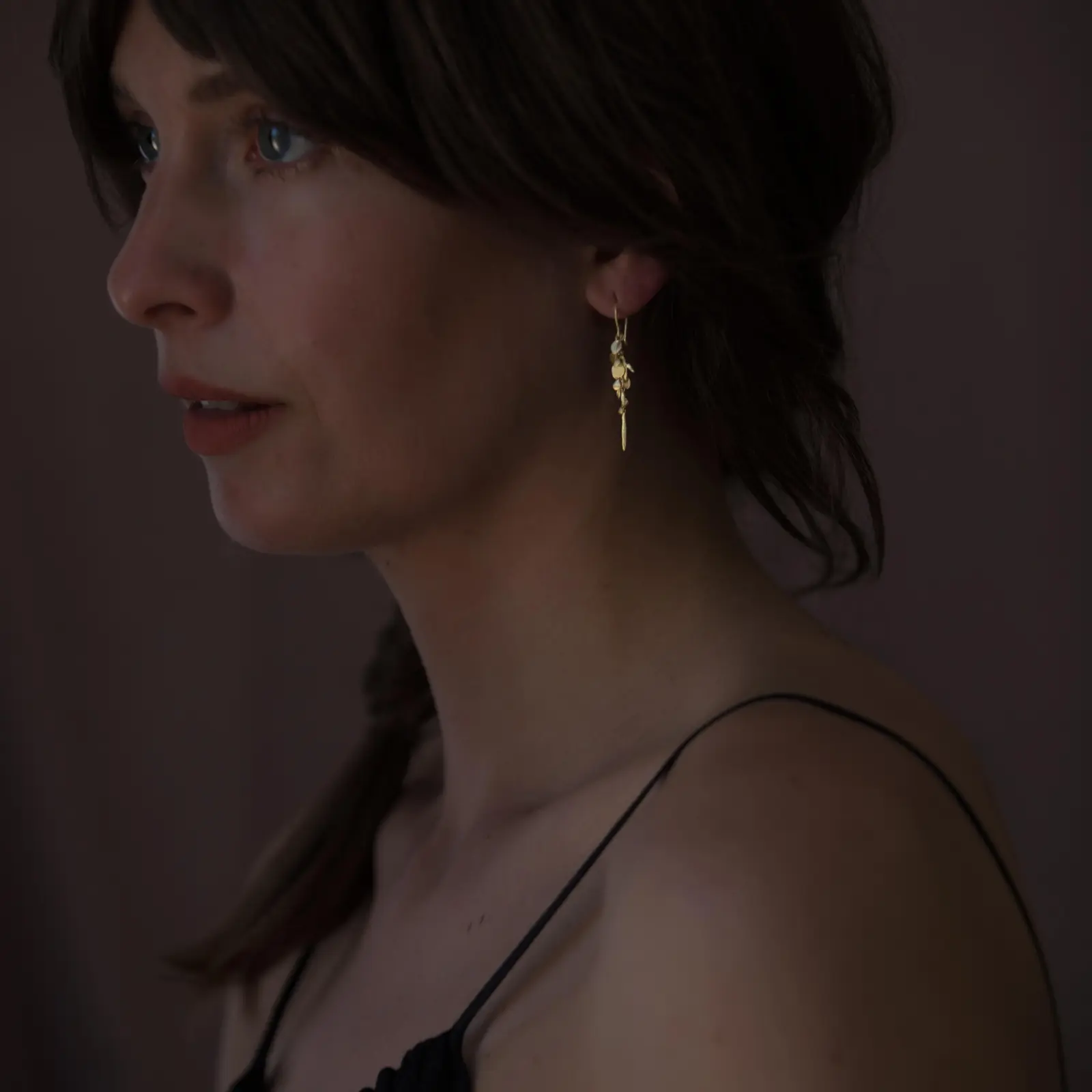 Sia Taylor ME3 Y Yellow Gold Earrings 3