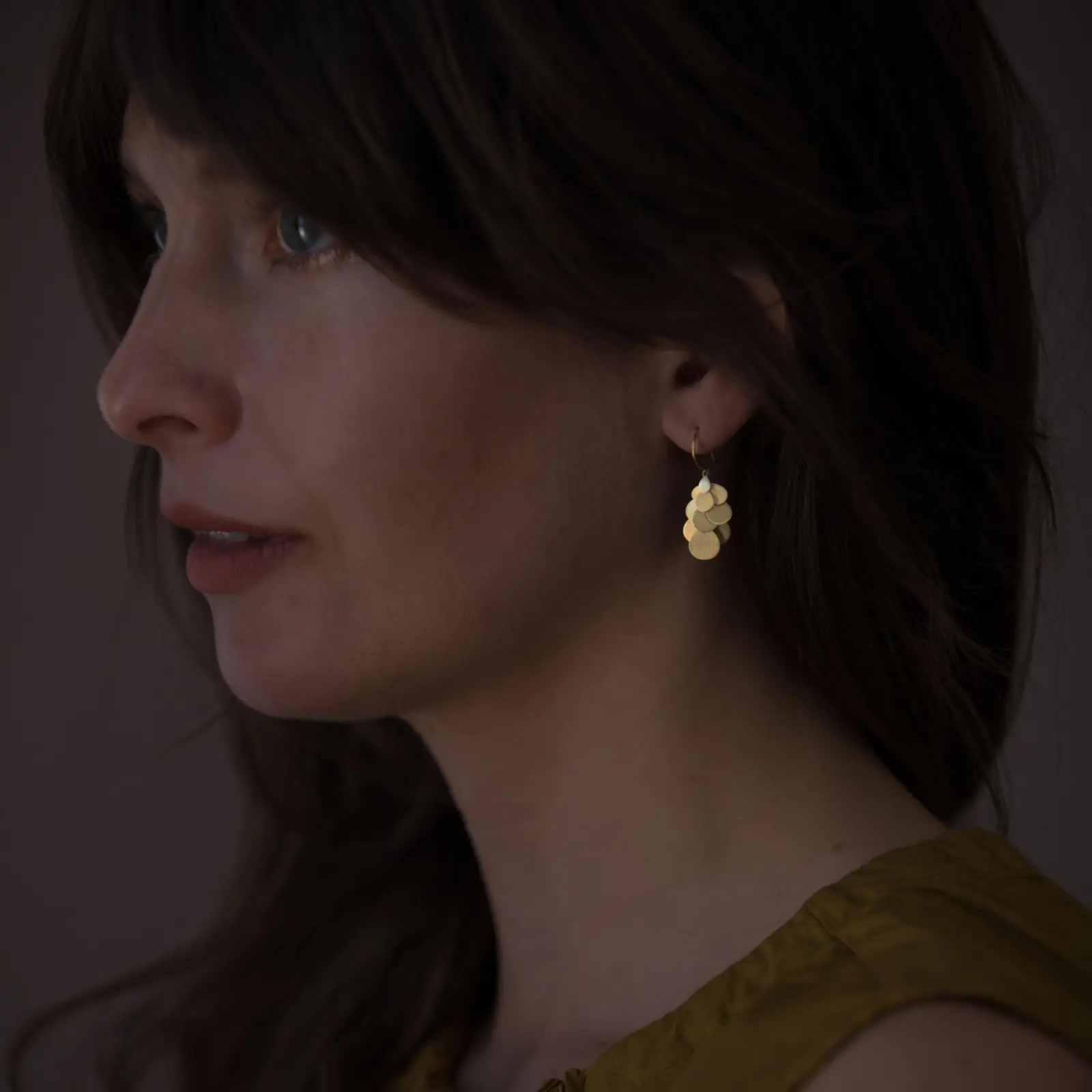 Sia Taylor ME11 Y Yellow Gold Earrings 3