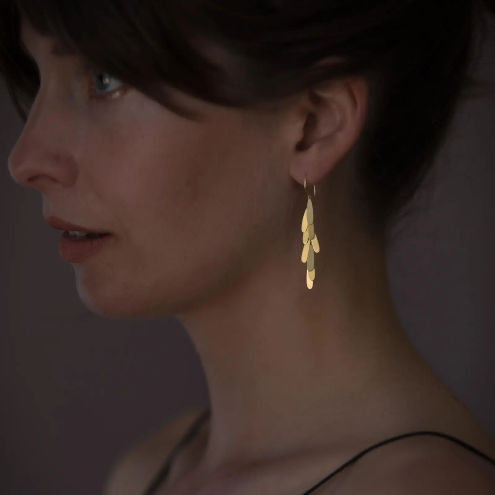Sia Taylor ME14 Y Yellow Gold Earrings 2