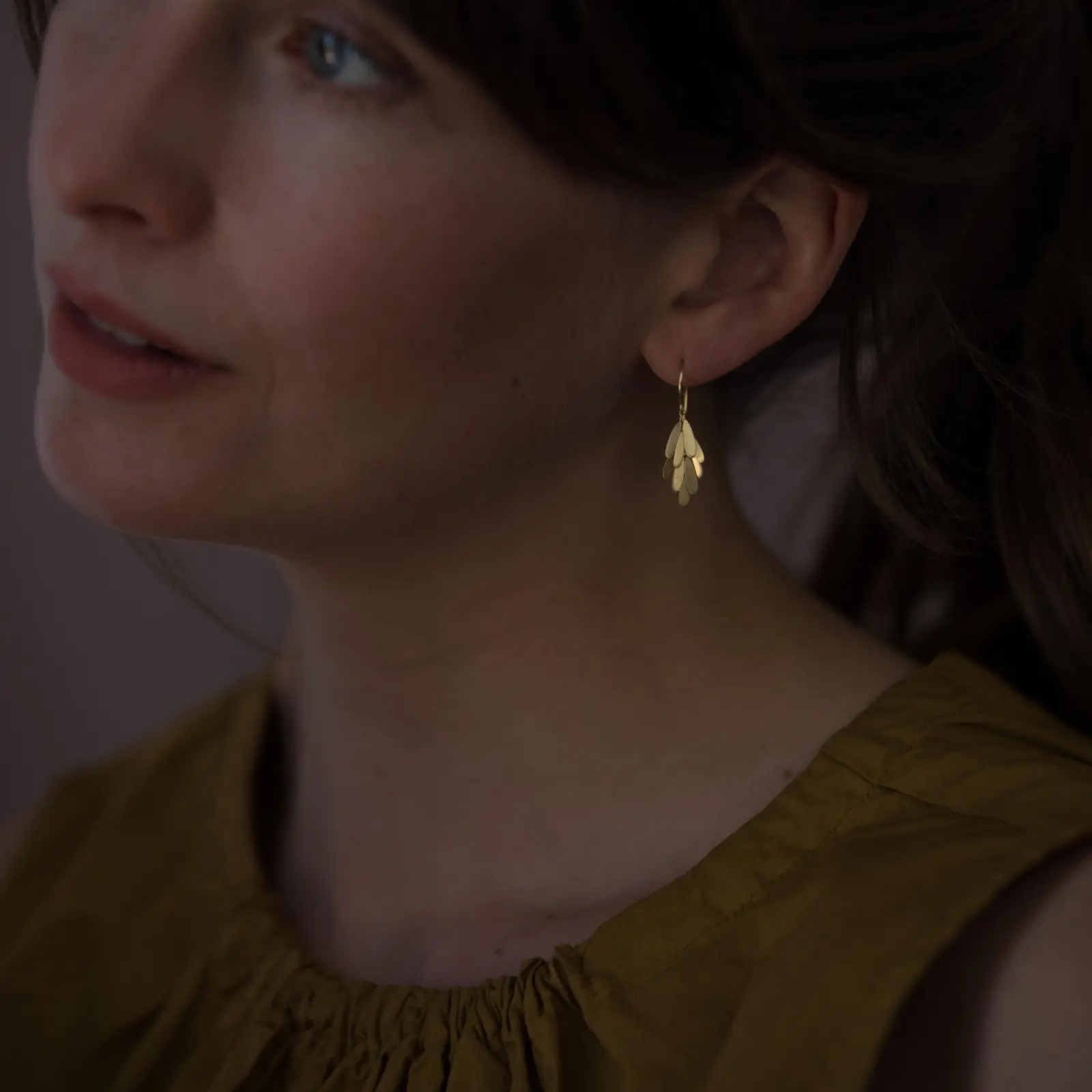 Sia Taylor ME15 Y Yellow Gold Earrings 3