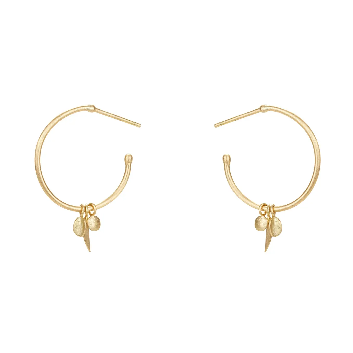 Sia Taylor ME19 Y Yellow Gold Earrings 1