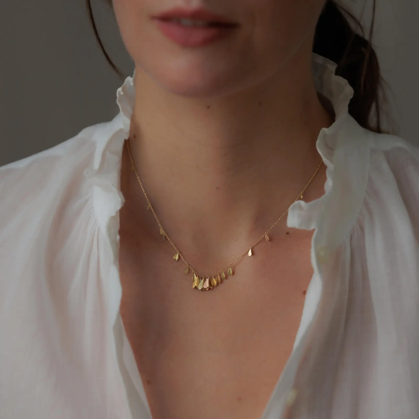 Sia Taylor MN7 RAIN Rain Gold Necklace 3
