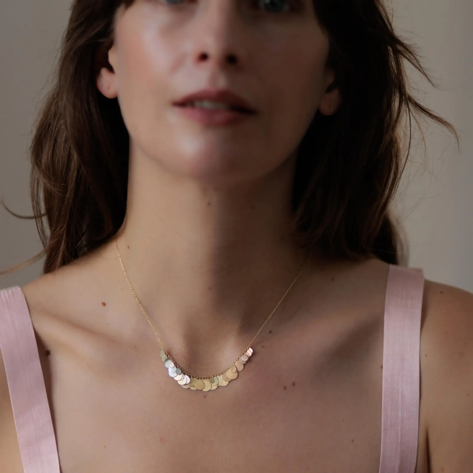 Sia Taylor MN11 RAIN Rain Gold Necklace 3