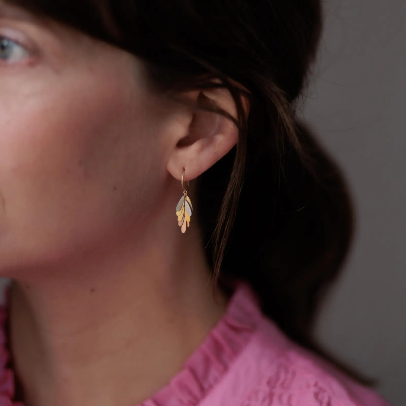 Sia Taylor ME15 RAIN Rain Gold Earrings 3