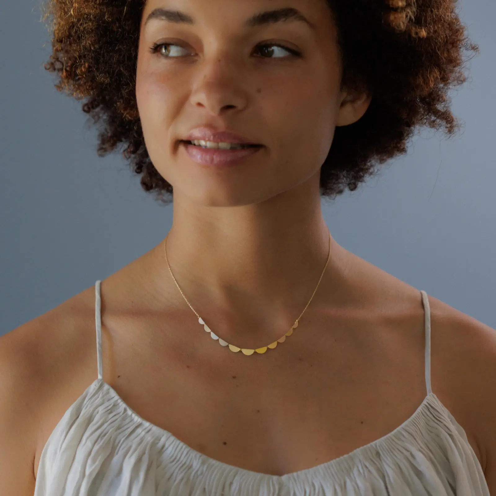 Sia Taylor RN5 RAIN Rainbow Gold Necklace 2