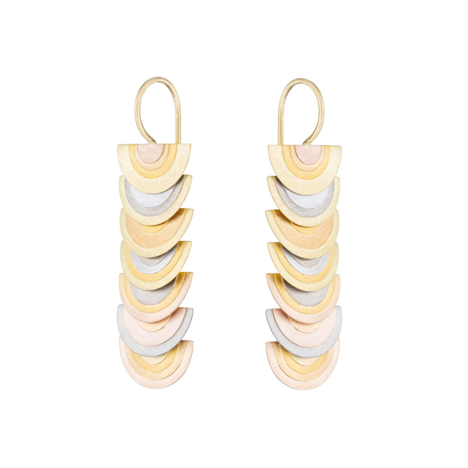 Sia Taylor RE6 RAIN Rainbow Gold Earrings 2