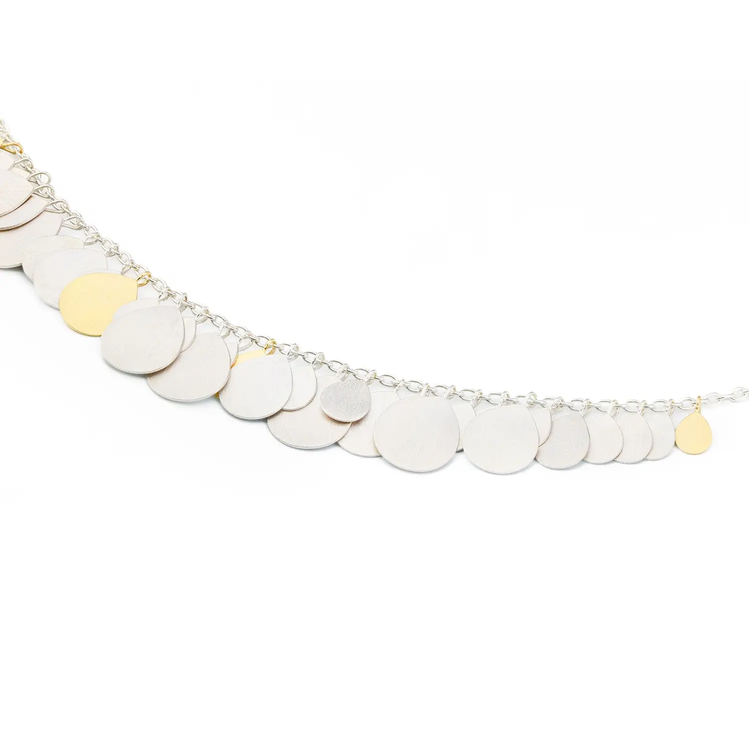Sia Taylor MN11 SG Silver Petals Necklace 2