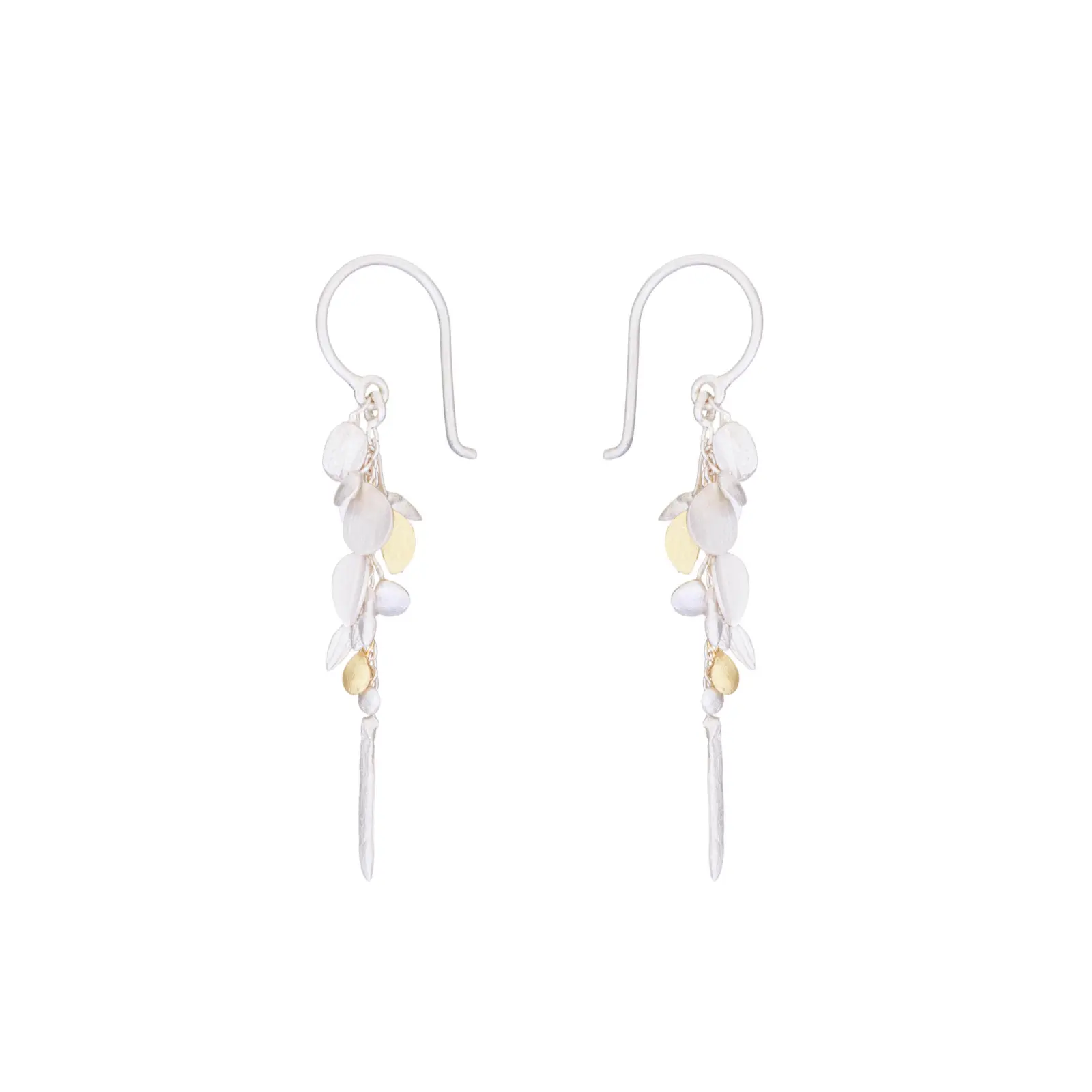 Sia Taylor ME3 SG Silver Short Meadow Earring 2