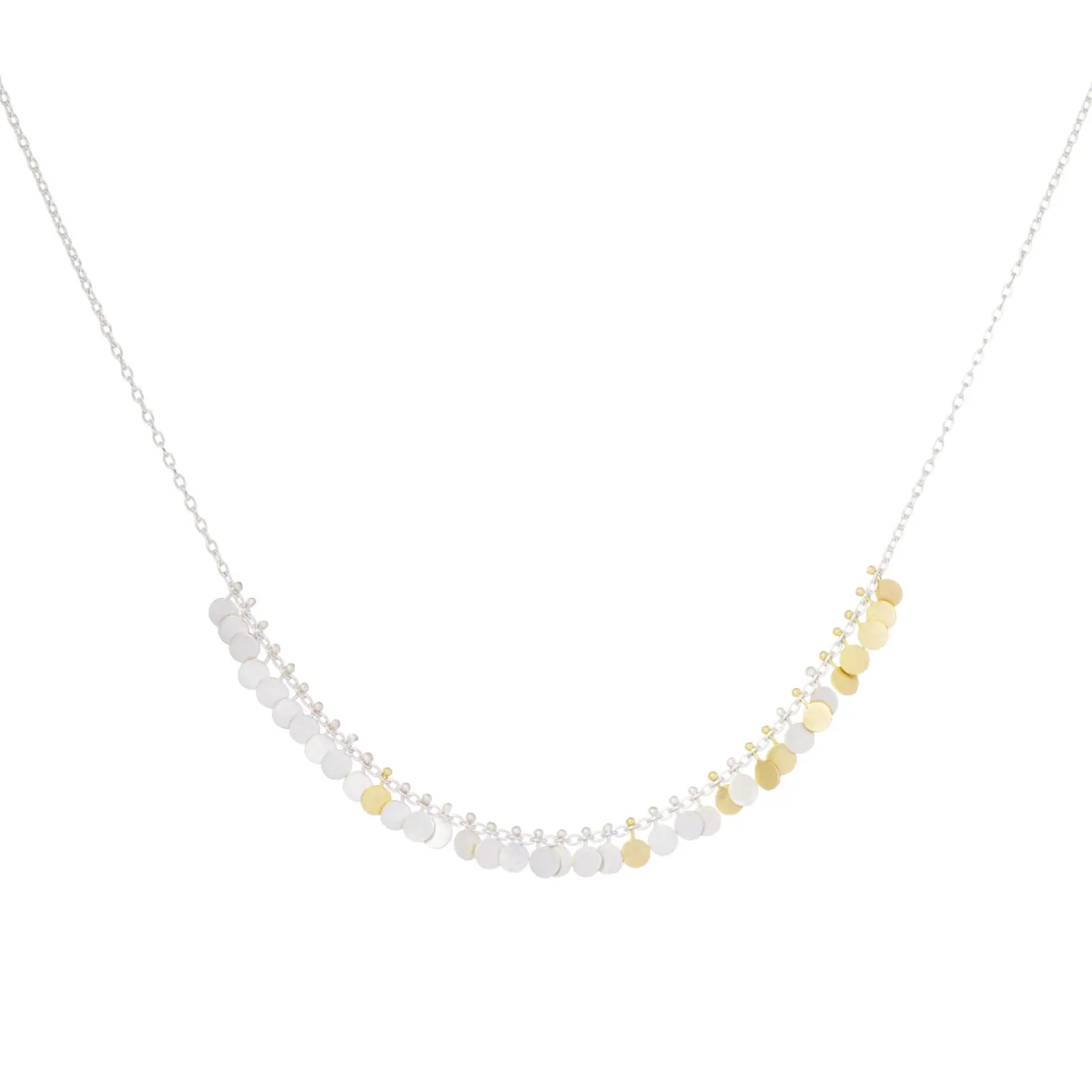 Sia Taylor DN2 SG Silver Dots Arc Necklace 1