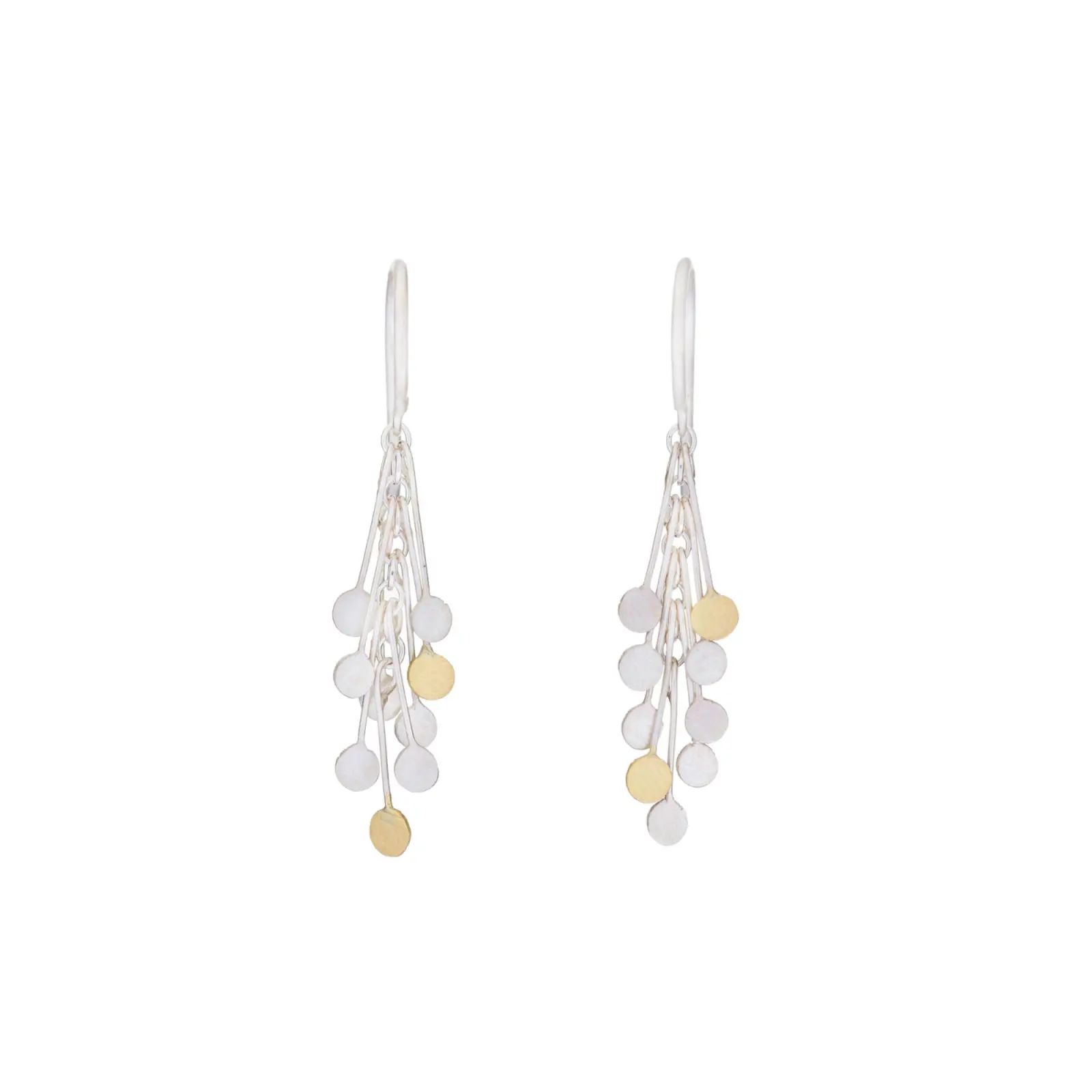 Sia Taylor DE24 SG Silver Gold Dot Earring 1