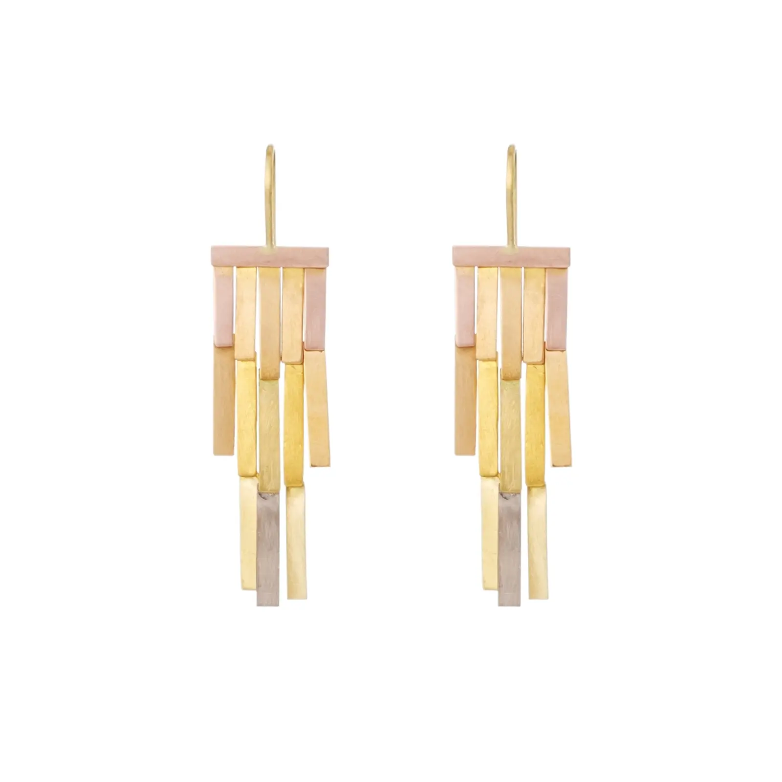 Sia Taylor KE2 RAIN Rainbow Golds Rainfall Earring WB