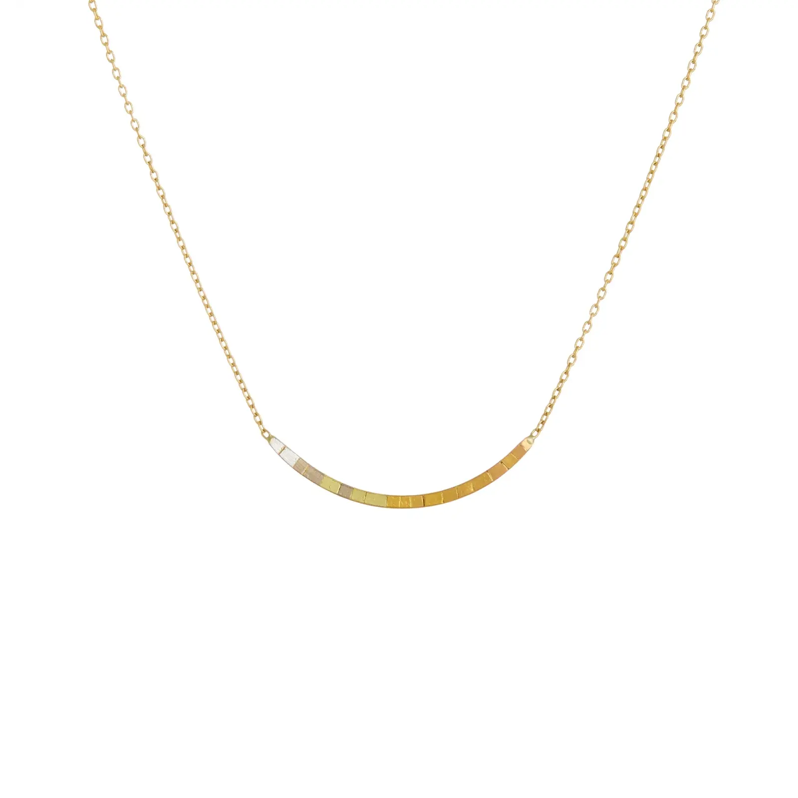 Sia Taylor KN19 RAIN Rainbow Gold Arc Pendant WB
