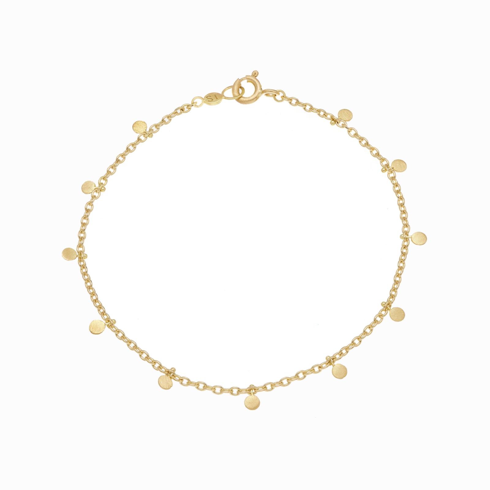 Sia Taylor DB1 Y Yellow Gold Even Dot Bracelet WB2